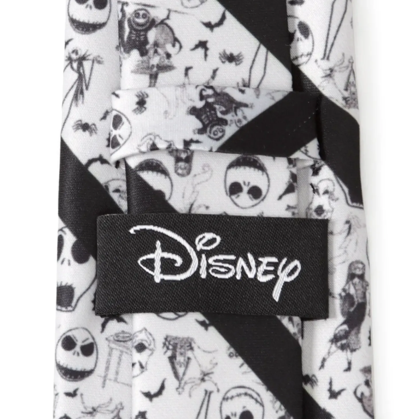 Disney Nightmare Before Christmas Stripe Black Men's Tie