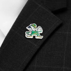 NCAA Notre Dame University Fighting Leprechaun Lapel Pin