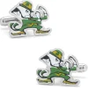 NCAA Notre Dame University Fighting Leprechaun Cufflinks