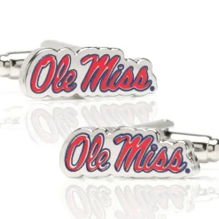 NCAA Ole Miss University Rebels Cufflinks