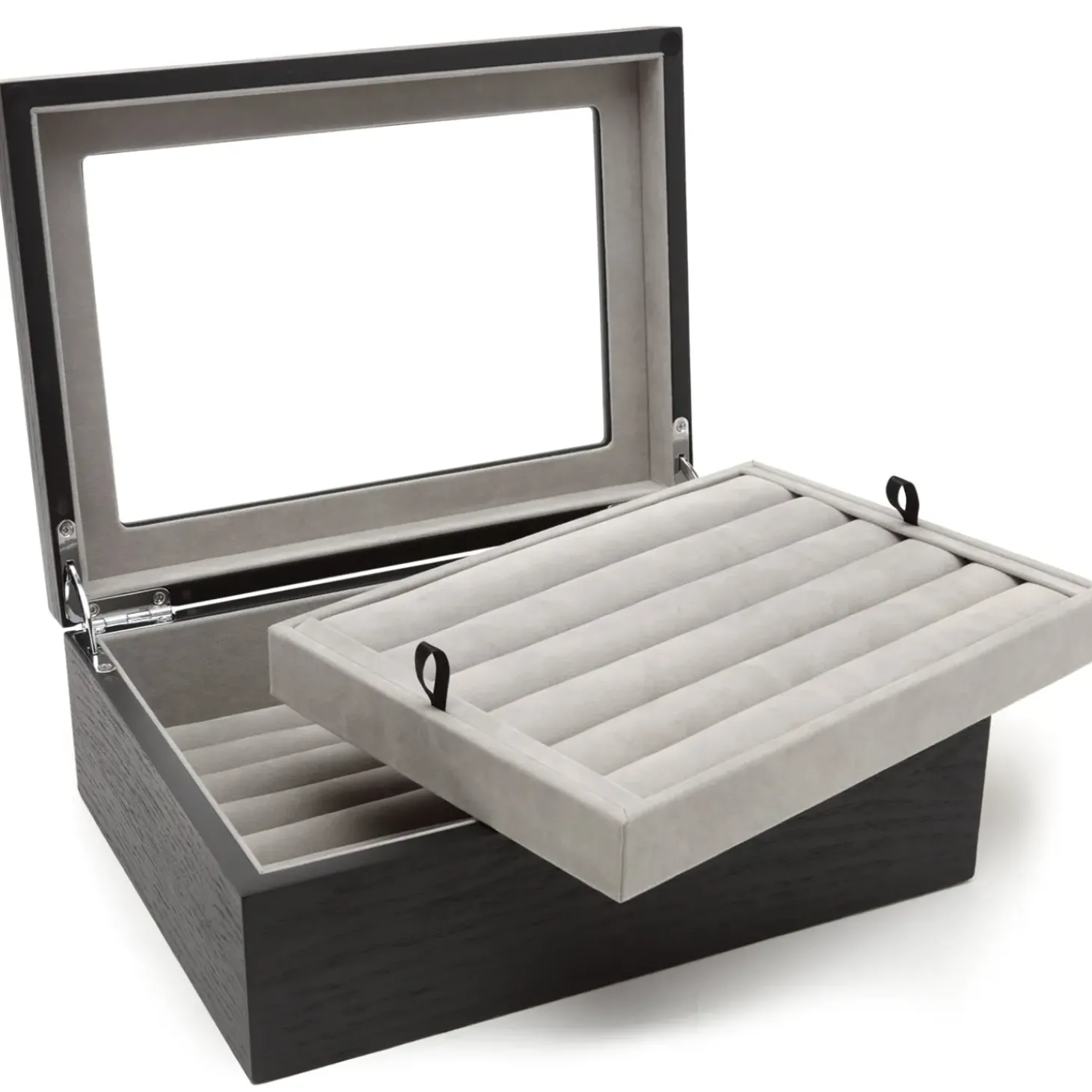 Ox and Bull Trading Co. Onyx Cufflinks Collector's Case - 72 pairs