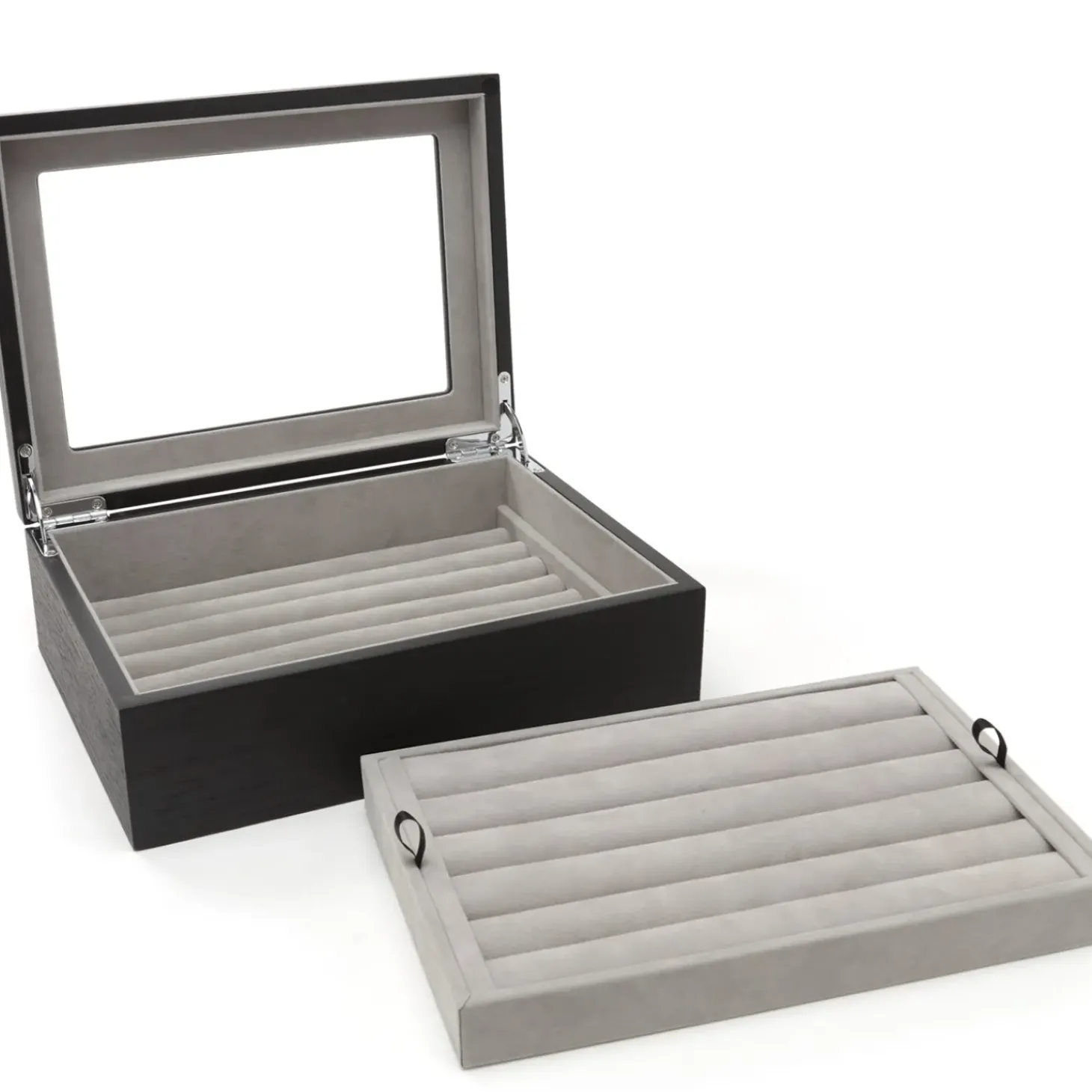 Ox and Bull Trading Co. Onyx Cufflinks Collector's Case - 72 pairs