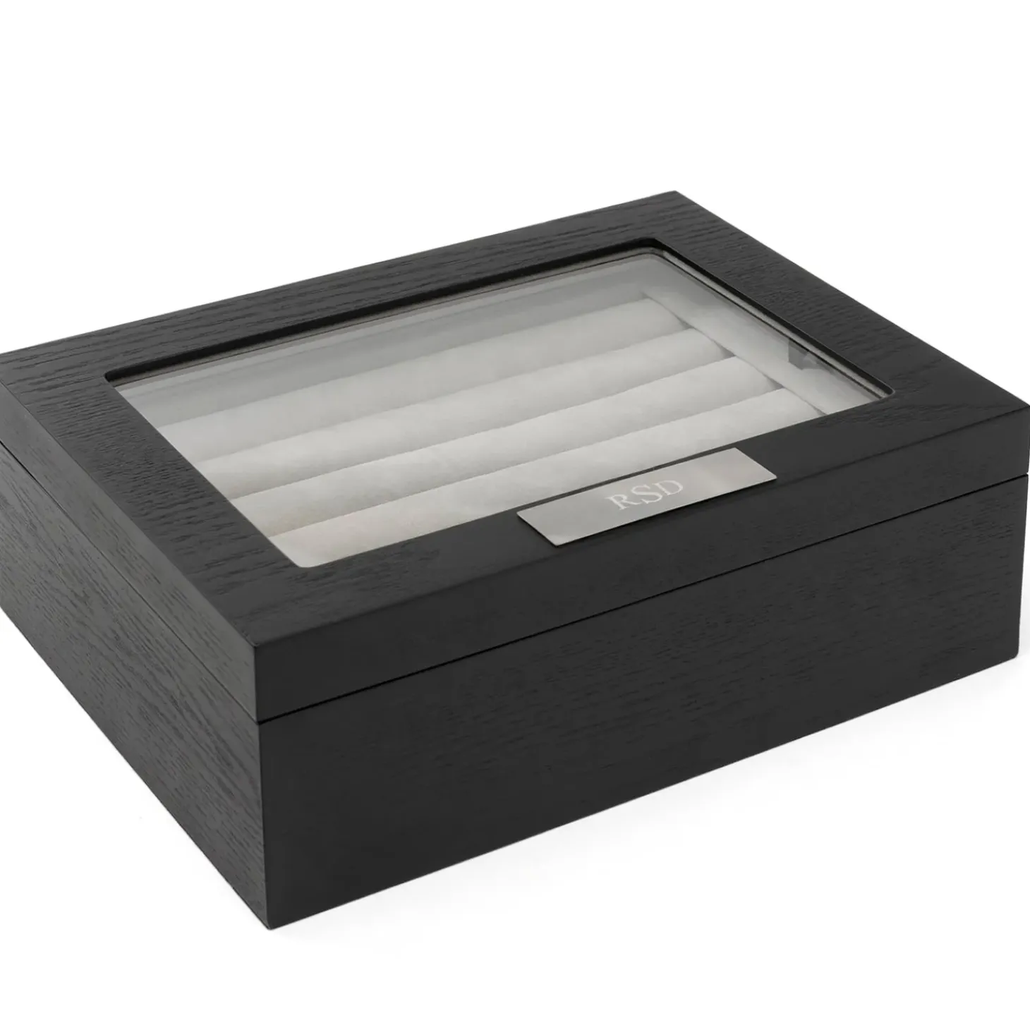 Ox and Bull Trading Co. Onyx Cufflinks Collector's Case - 72 pairs