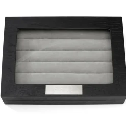 Ox and Bull Trading Co. Onyx Cufflinks Collector's Case - 36 pairs