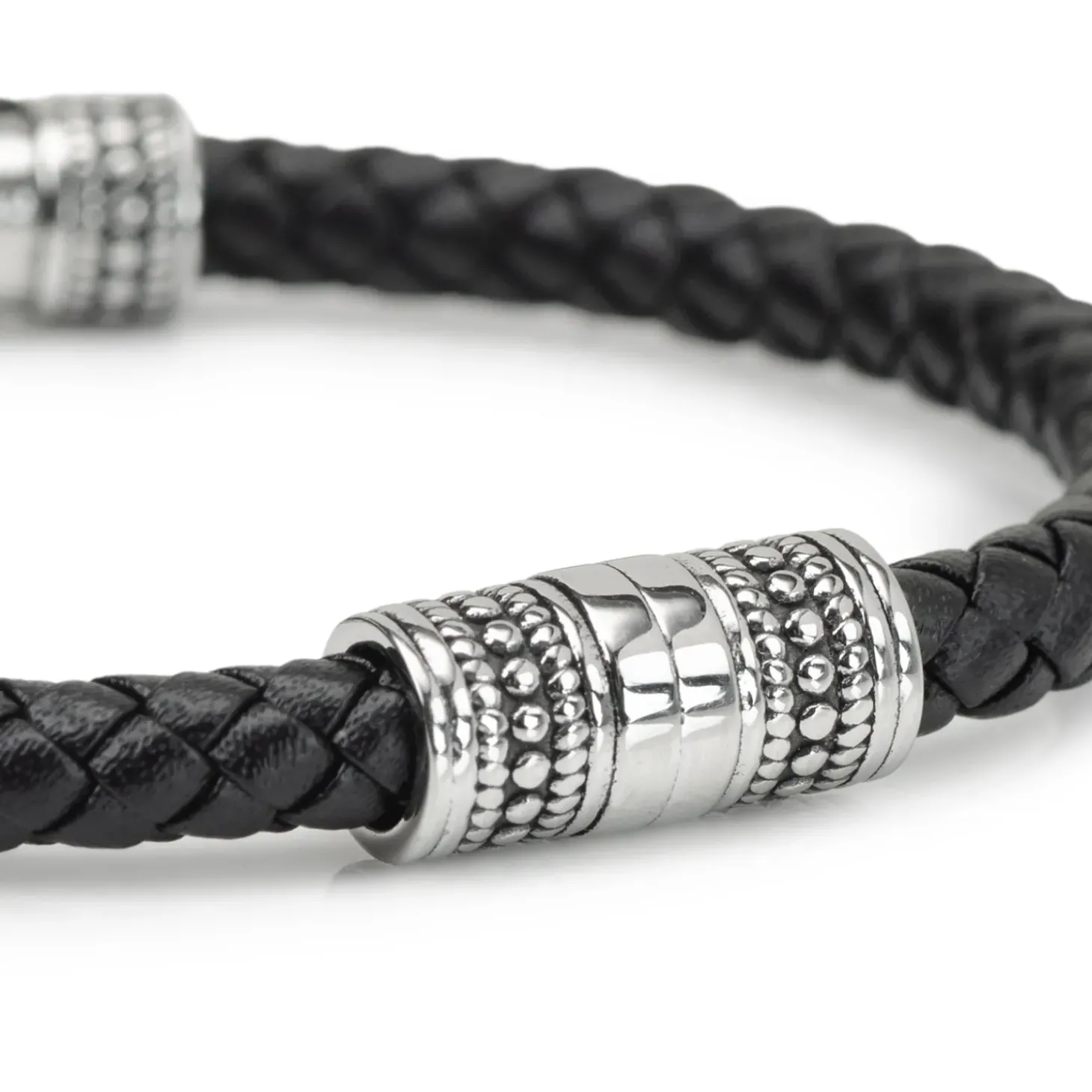 Ox and Bull Trading Co. Onyx I Love You Bracelet