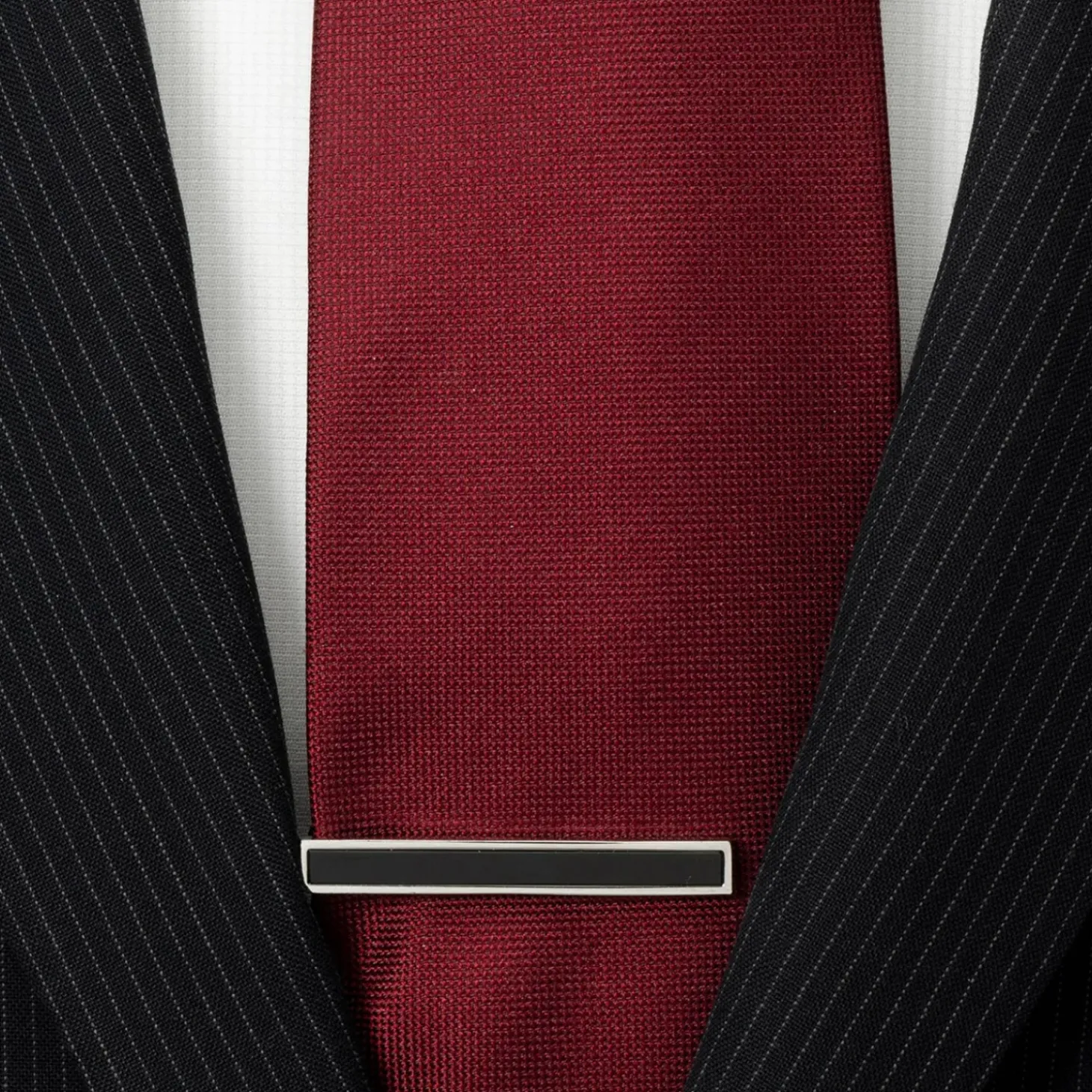 Ox and Bull Trading Co. Onyx Inlaid Tie Clip