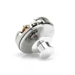 Ox and Bull Trading Co. Open Edge Skeleton Watch Movement Lapel Pin