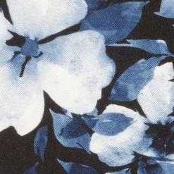 Ox and Bull Trading Co. Painted Floral Black Pocket Square