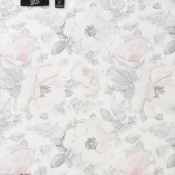 Ox and Bull Trading Co. Painted Floral Gray Pocket Square