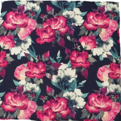 Ox and Bull Trading Co. Painted Floral Navy Pocket Square