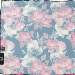 Ox and Bull Trading Co. Painted Floral Navy Pocket Square