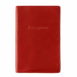 Moore & Giles Passport Wallet in Cardinal Red