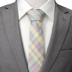 Cufflinks, Inc. Pastel Plaid Men's Tie