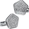 Jacob & Co. Pentagon Diamond Cufflinks