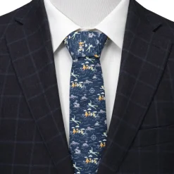 Disney Peter Pan Flying Blue Men's Tie