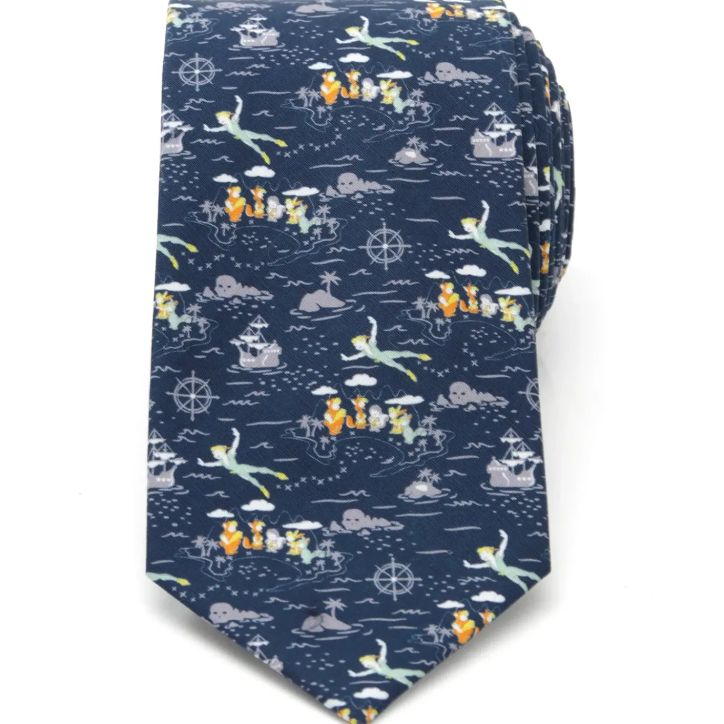 Disney Peter Pan Flying Blue Men's Tie