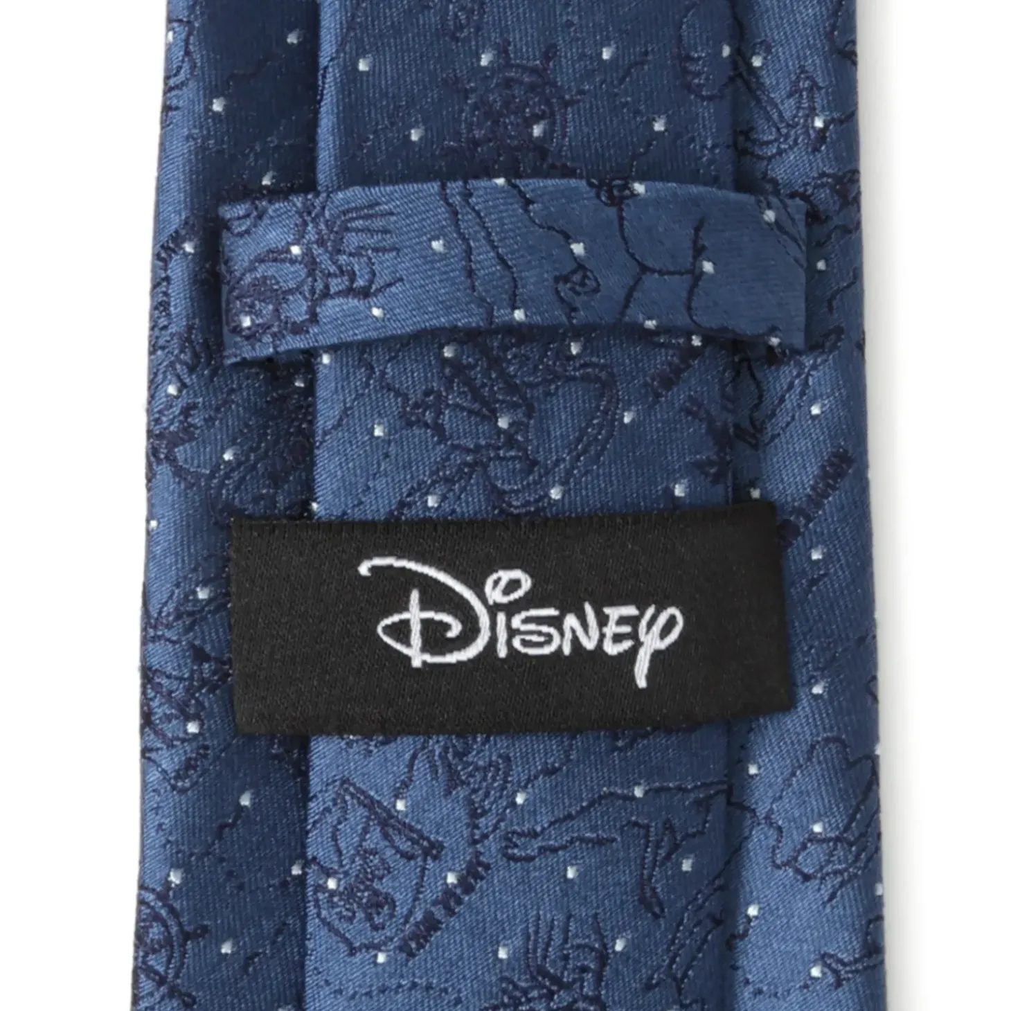 Disney Peter Pan Treasure Map Navy Dot Men's Tie