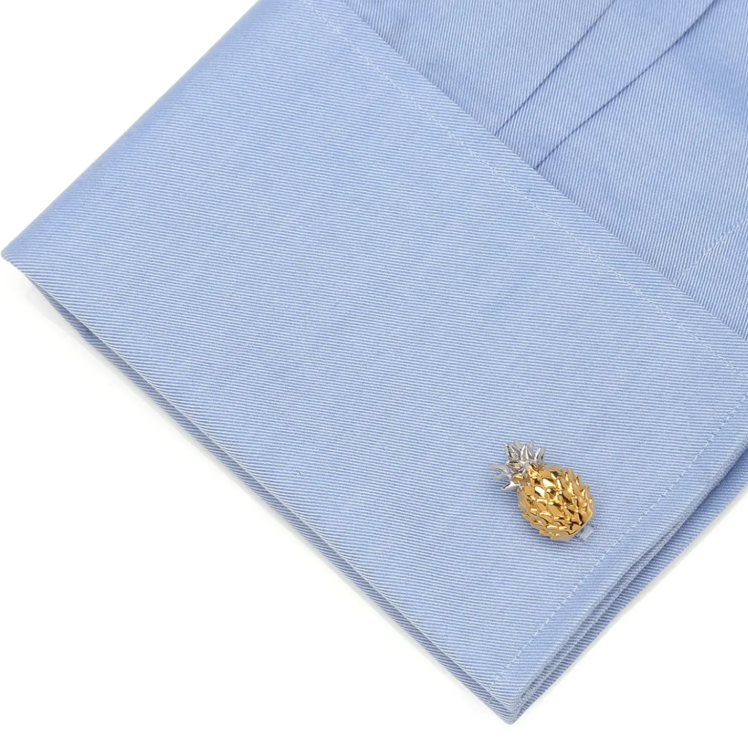 Ox and Bull Trading Co. Pineapple 3D Cufflinks