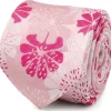 Ox and Bull Trading Co. Pink Floral Men's Tie