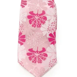 Ox and Bull Trading Co. Pink Floral Men's Tie