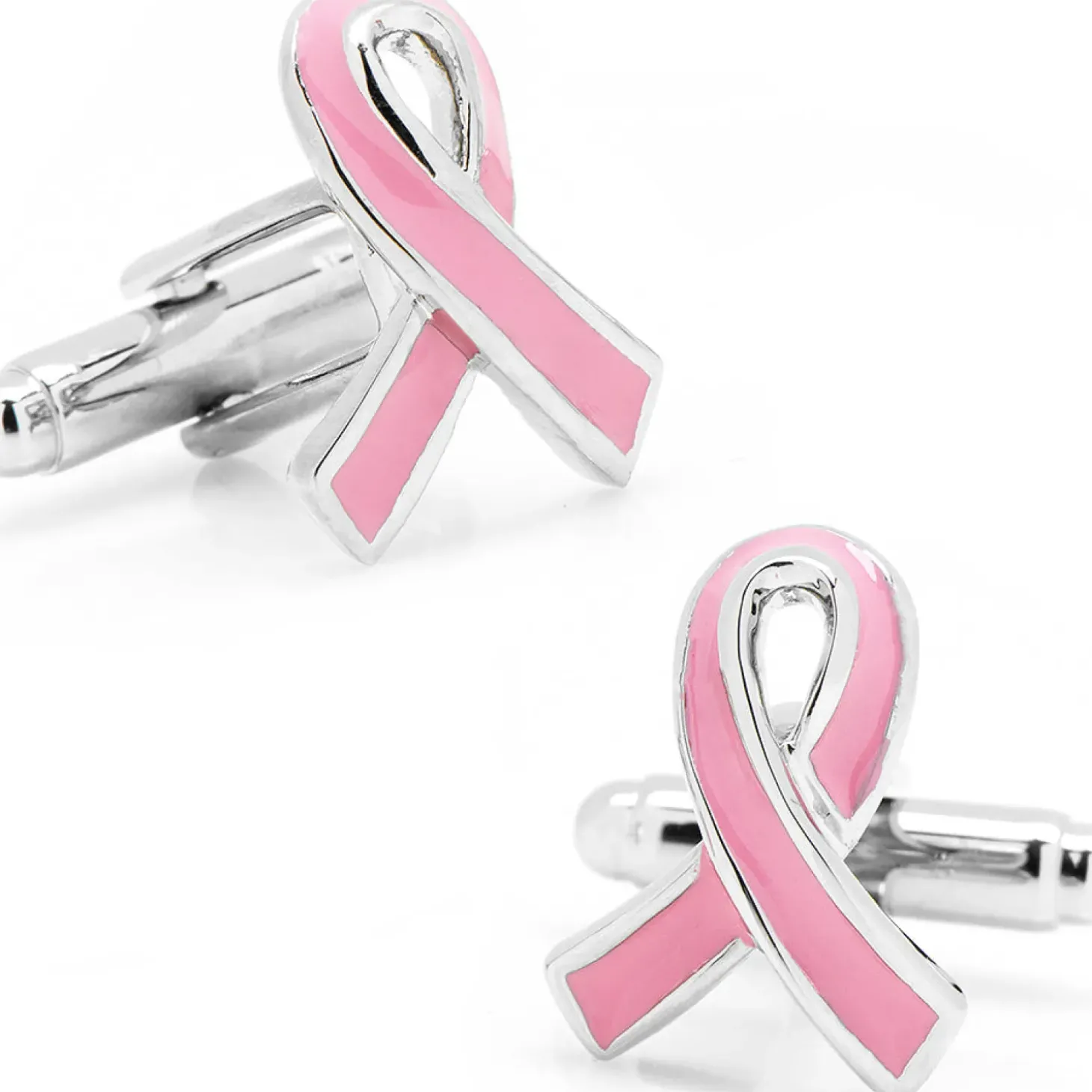 Cufflinks, Inc. Pink Ribbon Breast Cancer Awareness Cufflinks