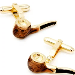 JJ Weston Pipe Cufflinks