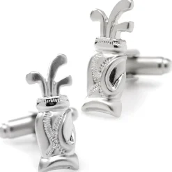Cufflinks, Inc. Plated Golf Bag Cufflinks