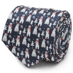 Cufflinks, Inc. Polar Bear Blue Men's Tie