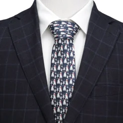 Cufflinks, Inc. Polar Bear Blue Men's Tie