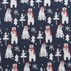 Cufflinks, Inc. Polar Bear Blue Men's Tie