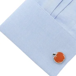 Cufflinks, Inc. Pumpkin Enamel Cufflinks