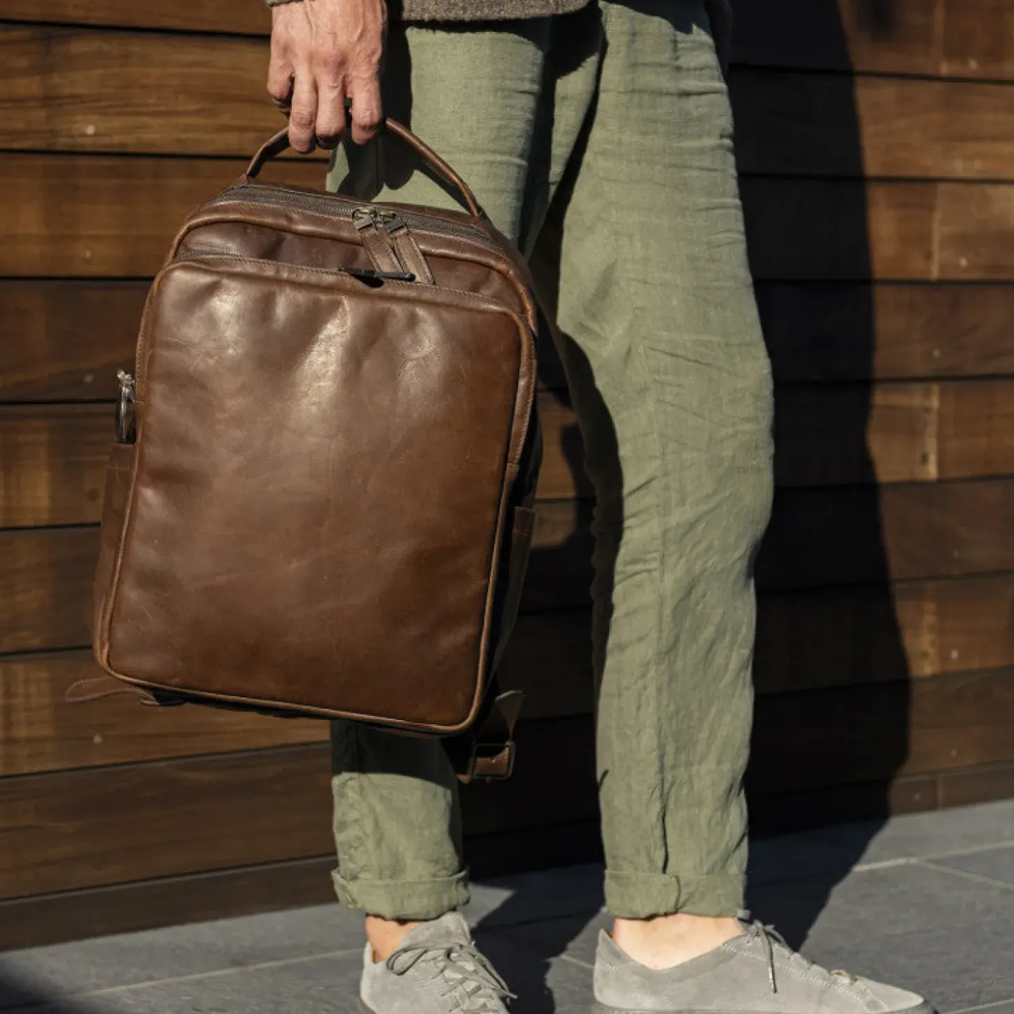 Moore & Giles QUINN COMMUTER BACKPACK BALDWIN OAK
