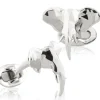 Fils Unique "Faceted Ziggy" Geometric Elephant Cufflinks
