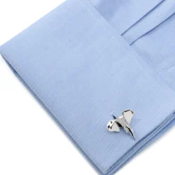 Fils Unique "Faceted Ziggy" Geometric Elephant Cufflinks