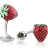 Fils Unique "72nd Street" Strawberry Cufflinks