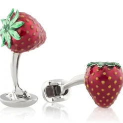 Fils Unique "72nd Street" Strawberry Cufflinks