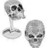 Fils Unique "Punks Not Dead" Skull Cufflinks