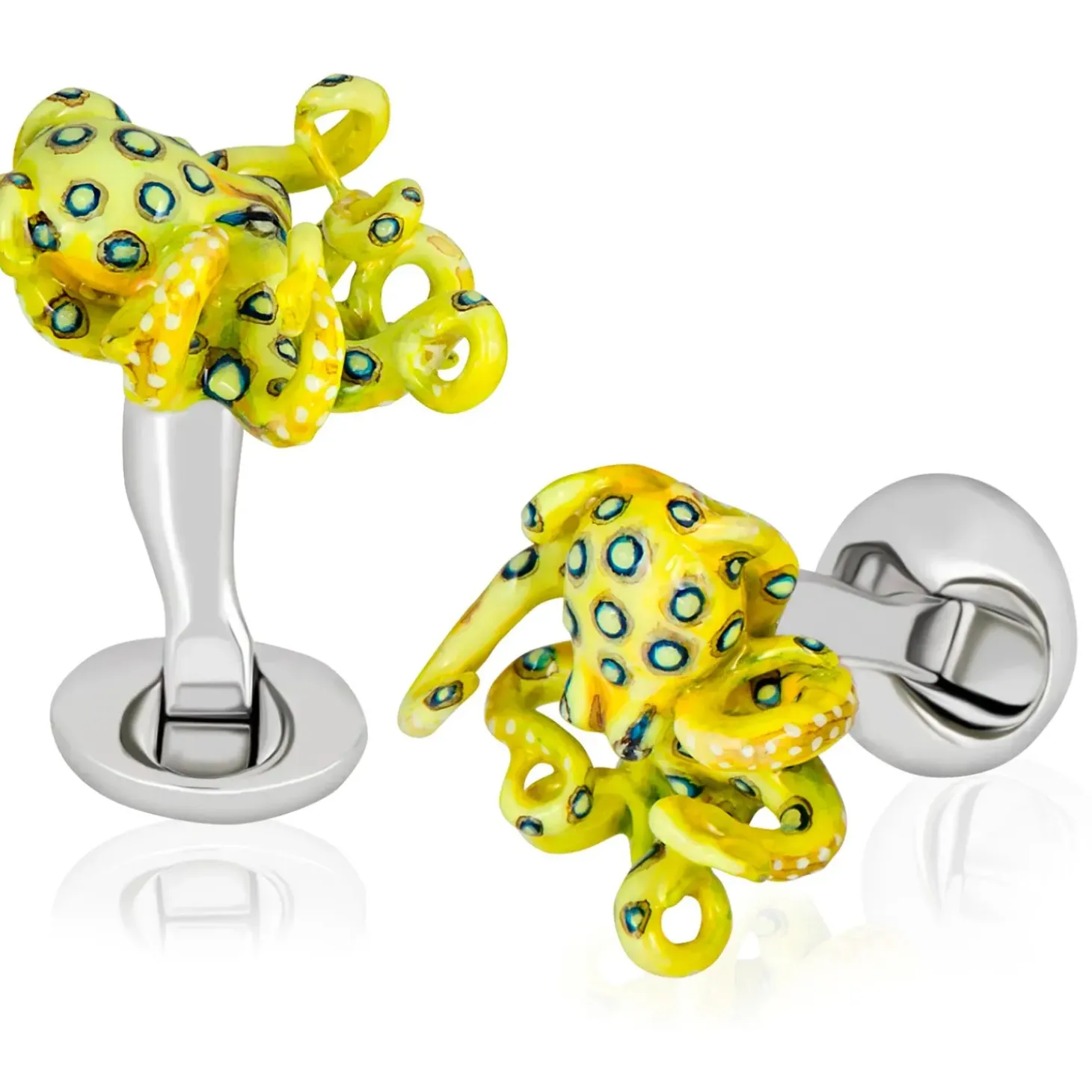 Fils Unique "Sixteen Yellow Legs" Cufflinks