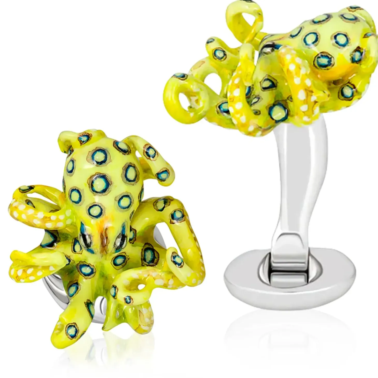 Fils Unique "Sixteen Yellow Legs" Cufflinks