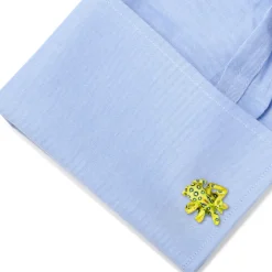 Fils Unique "Sixteen Yellow Legs" Cufflinks