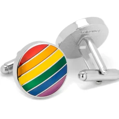Cufflinks, Inc. Rainbow Stripe Cufflinks