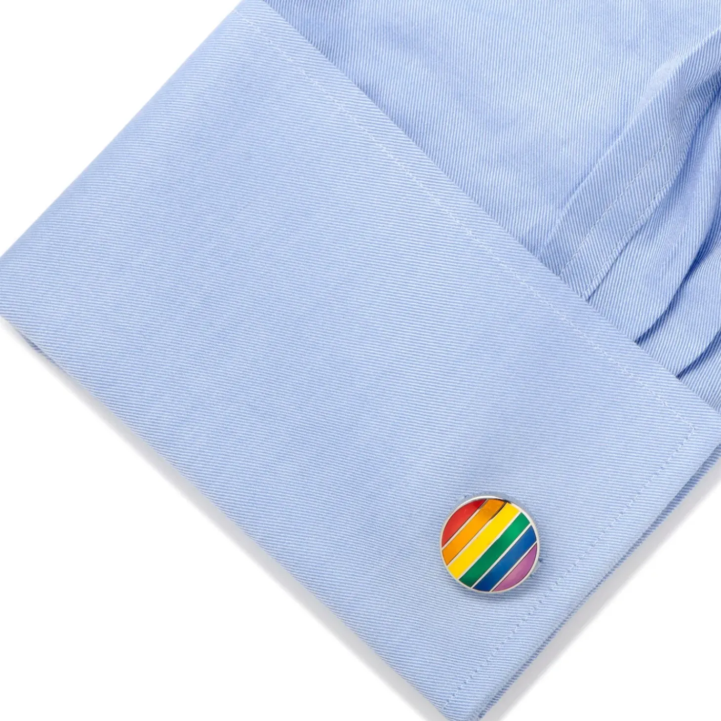 Cufflinks, Inc. Rainbow Stripe Cufflinks