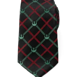 Star Wars Rebel Red/Green Plaid Men's Tie