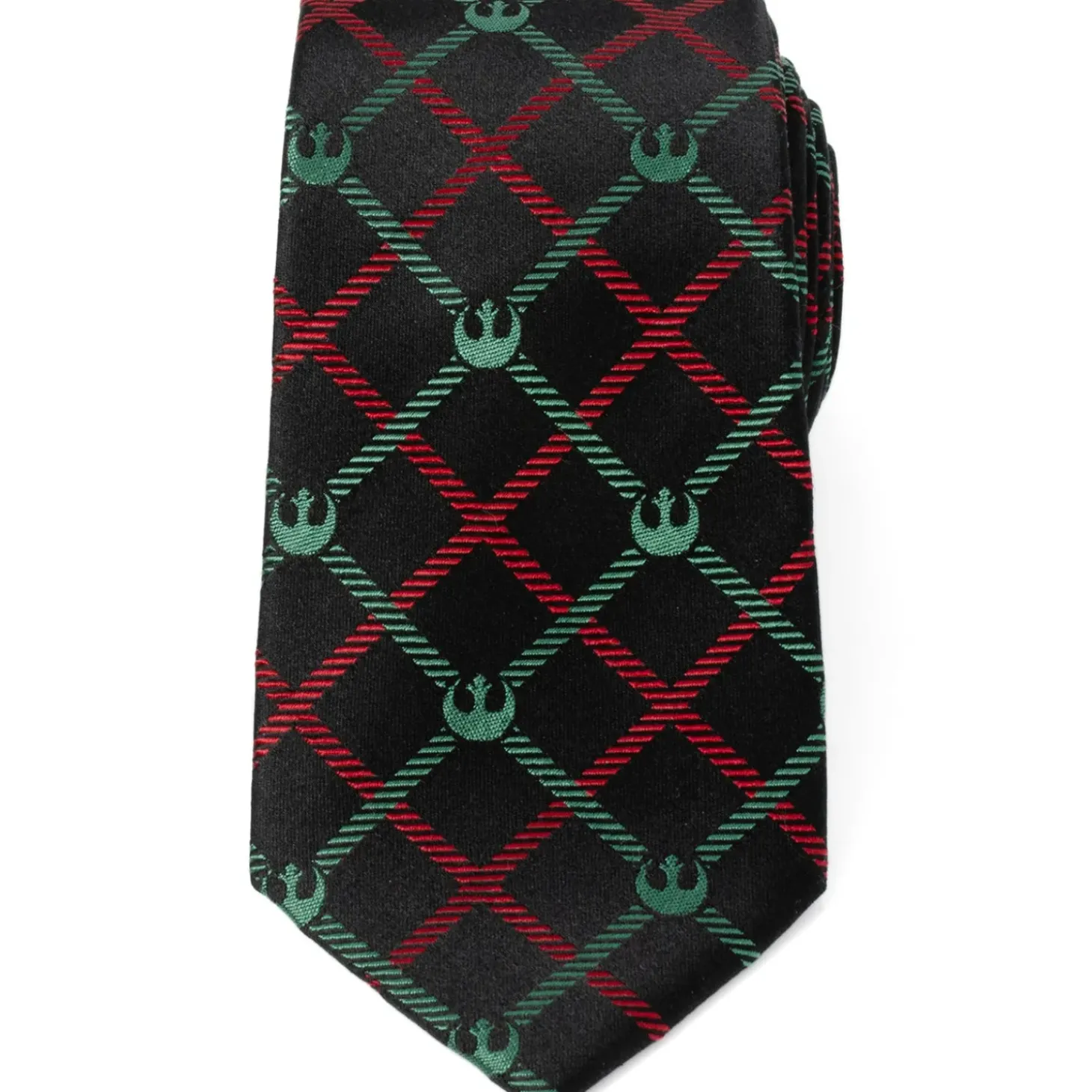Star Wars Rebel Red/Green Plaid Men's Tie