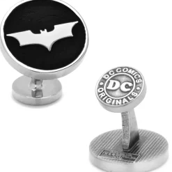 DC Comics Recessed Black Batman Dark Knight Cufflinks