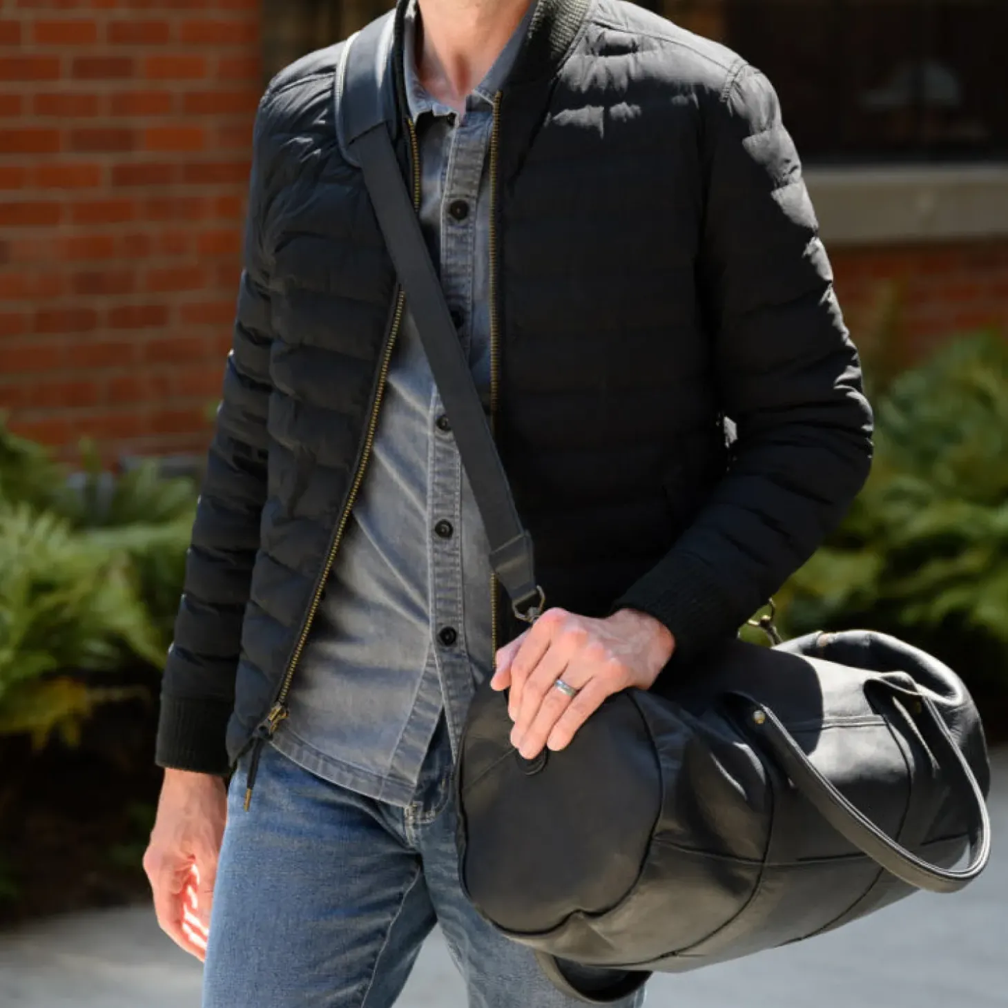 Moore & Giles RECLAIMED DUFFEL HEIRLOOM BLACK