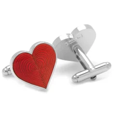 Cufflinks, Inc. Red Heart Cufflinks