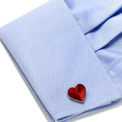 Cufflinks, Inc. Red Heart Cufflinks