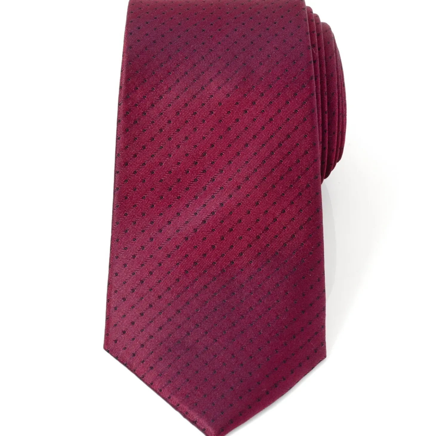 Ox and Bull Trading Co. Red Pin Dot Men's Tie