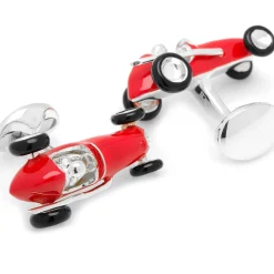 Deakin & Francis Red Racing Car Cufflinks